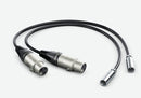 Blackmagic Mini XLR Adapter Cables, Adapter cable for connecting to professional audio equipment which use full size XLR connectors