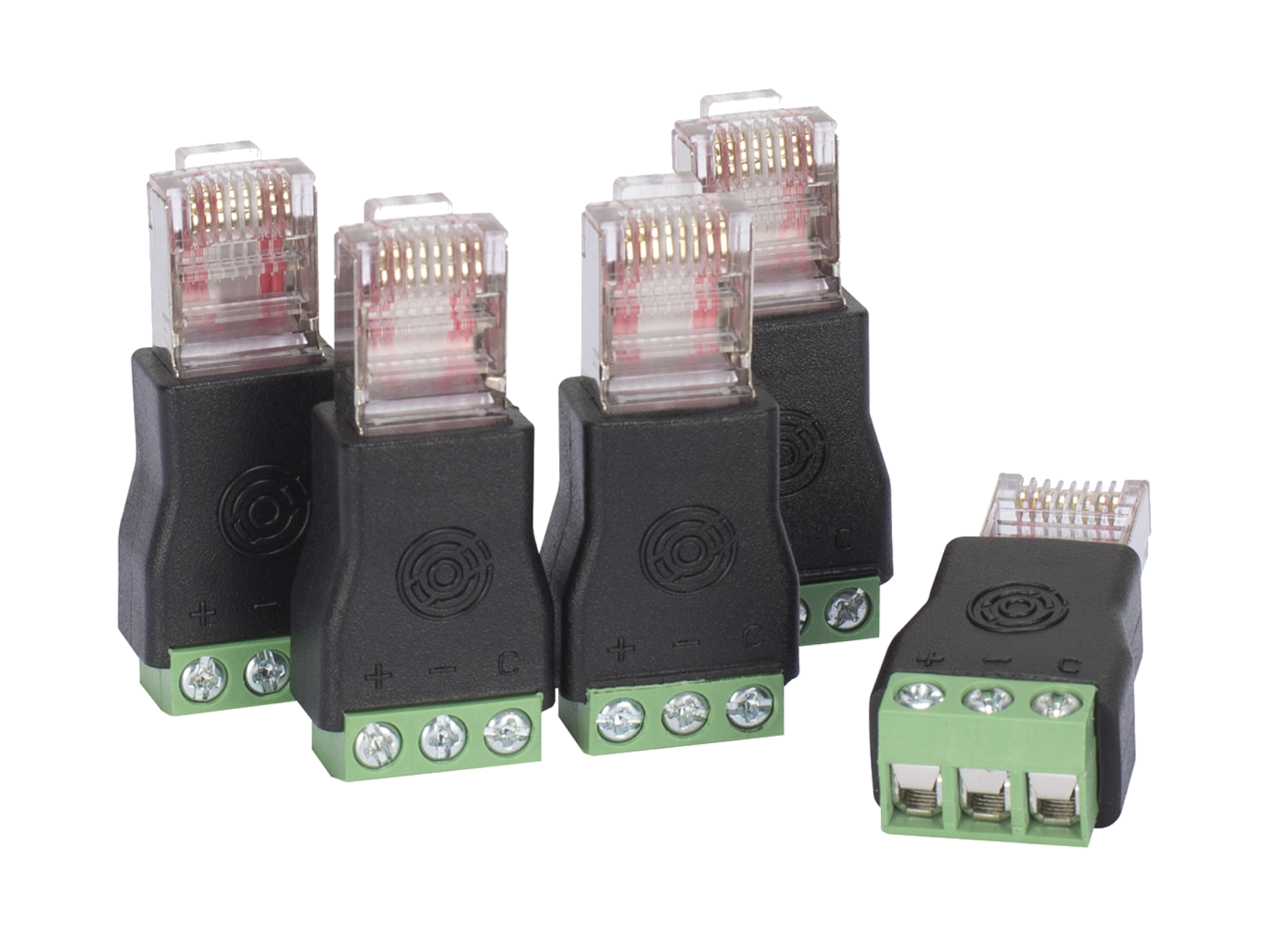 RJ45 to TERMINAL BLOCK DMX ADAPTOR (BAG OF 5PCS)
