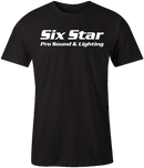 SixStar Pro Sound & Lighting White Logo T-shirt