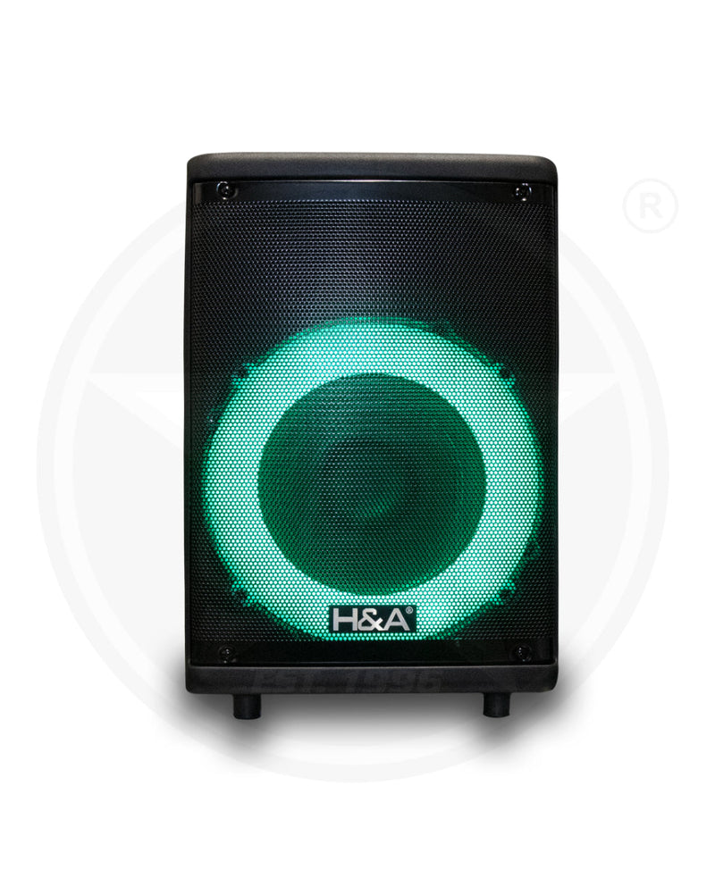 H&A TQ-LT0822 8 In PRO Rechargeable BT Speaker