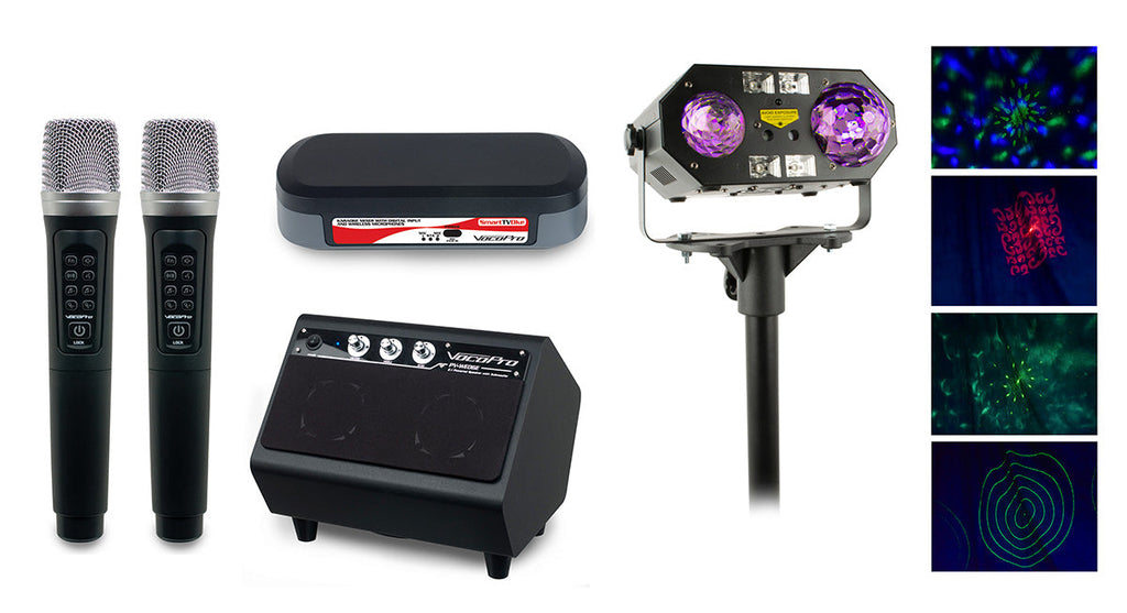 VocoPro Smart TV Stay-At-Home Karaoke Package